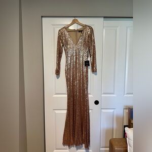 Lulu evening gown blush color never worn tags still on